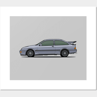 Ford Sierra RS500 Cosworth side profile Posters and Art